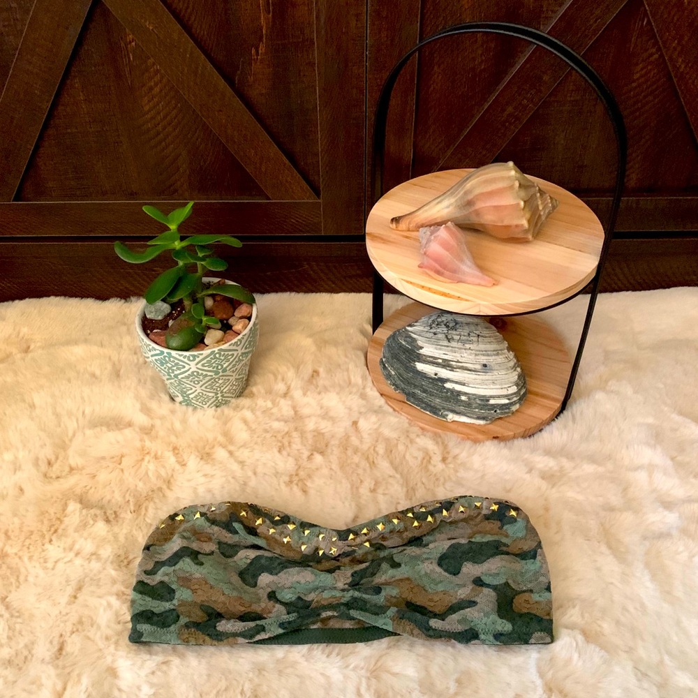 NWOT Camo Bandeau